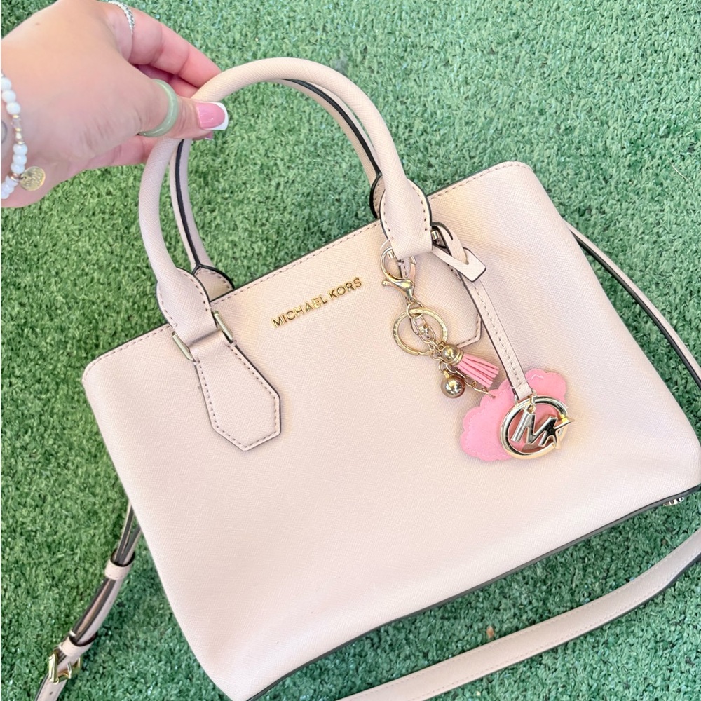 Michael Kors Blush Pink Backpack and Handbag Set - Picture 4 of 6
